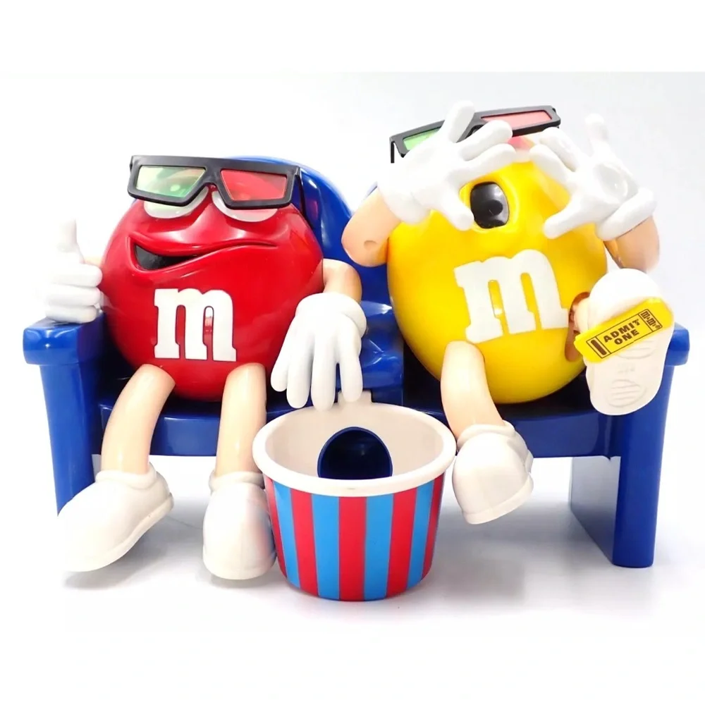 Vintage M&M Candy Dispenser At The Movies in 3-D Collectible Limited Edition